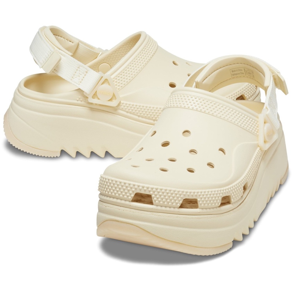Crocs Hiker Xscape Platform Clog Vanilla Unisex M9 W11 New With Tags